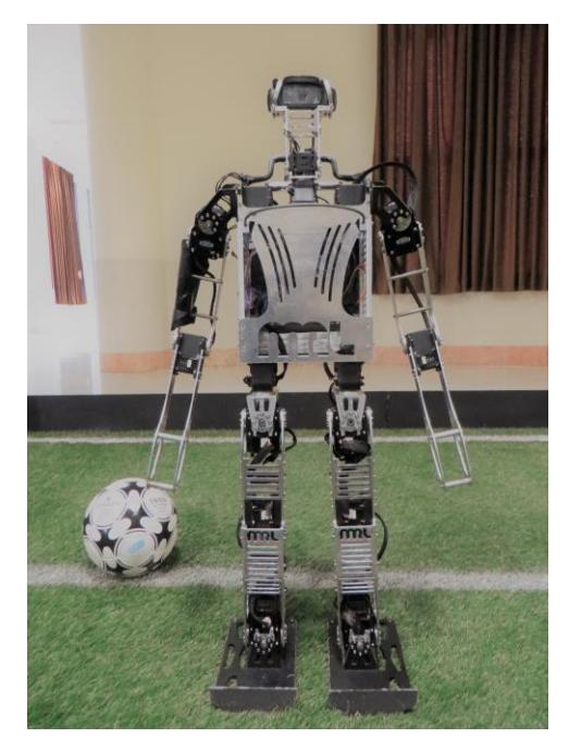 Fig. 1. Amir humanoid TeenSize robot.