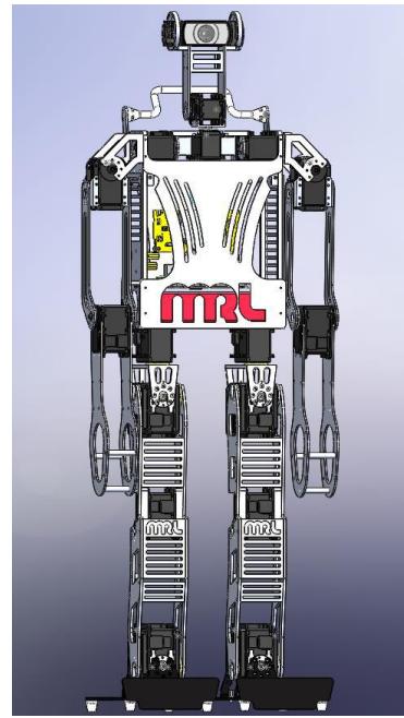 Fig. 1. Amir humanoid TeenSize robot.