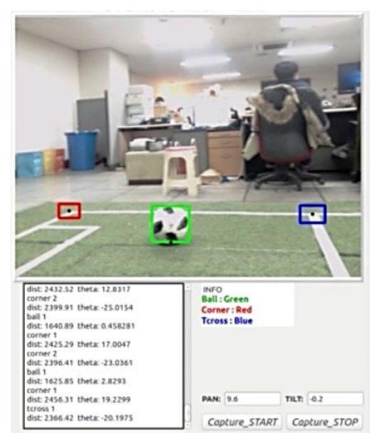Fig. 3. Deep running detection result