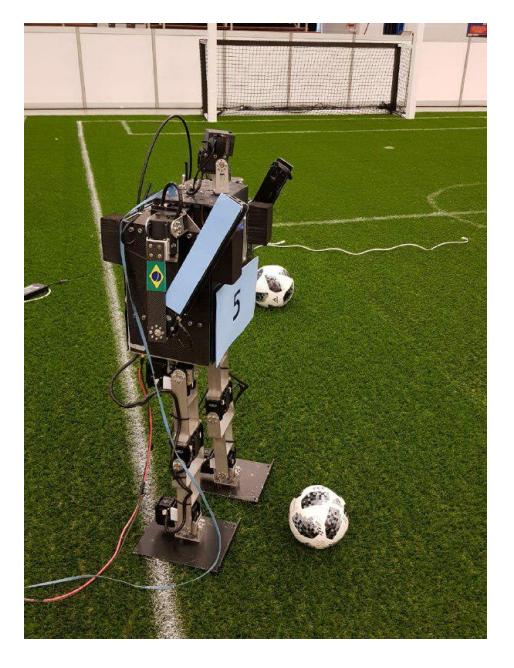 Fig. 3: Sirius robot in Robocup 2018, Montreal