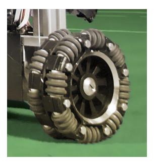 Fig. 1. Omniwheel designed and built by CARPE NOCTEM