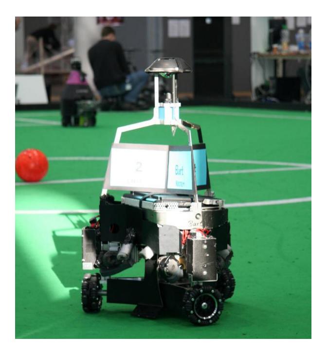 Fig. 2. Carpe Noctem roboter facing difficult lighting conditions