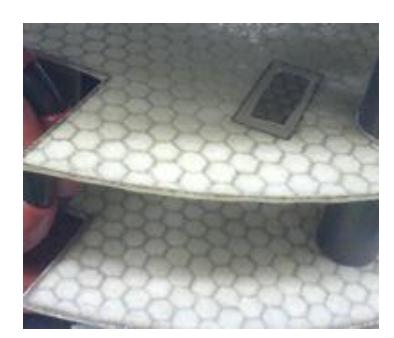 Fibreglass sandwich boards – layer 0 and layer 1
