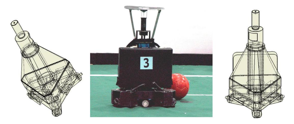 Fig. 1. A comprehensive omni directional robot.