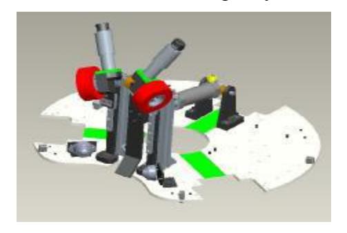 3D modeling of the active ball dribbling mechanism