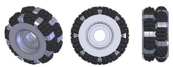 Fig. 2. Our new omnidirectional wheel