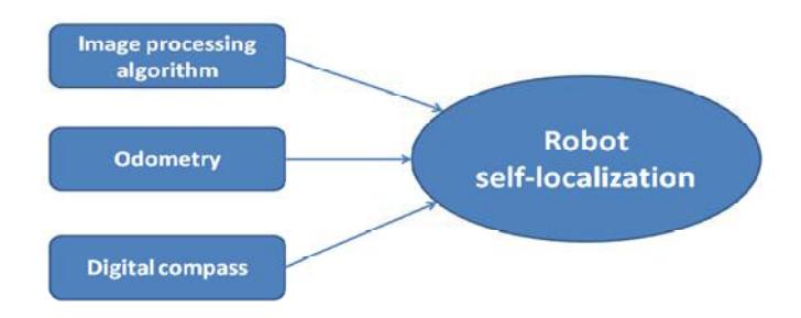sensor fusion in self-localization
