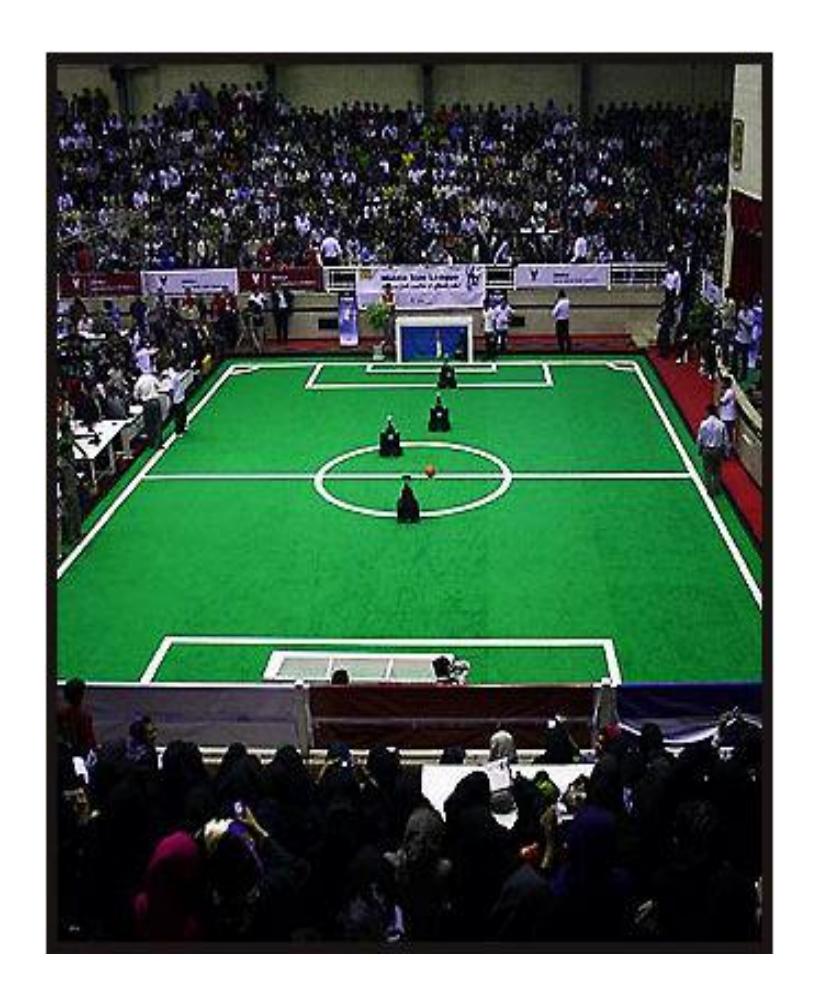 Our team ranked 1st Place Middle Size Soccer Robots League in 3rd International Iran-Open Robocup competitions
