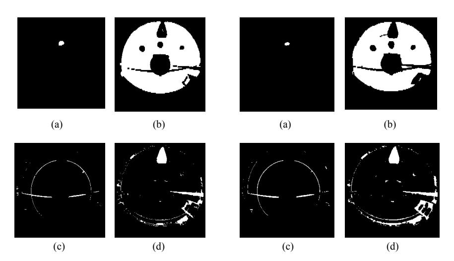 Fig.9 Images binarized by hand