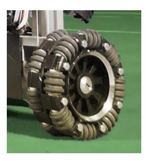 Fig. 1. Omniwheel designed and built by Carpe Noctem