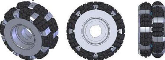 Fig. 2. Our new omnidirectional wheel