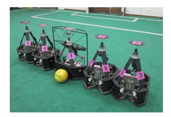 The NuBot robots.