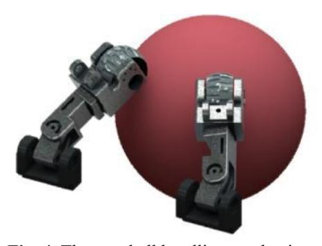 Fig. 4. The new ball handling mechanism
