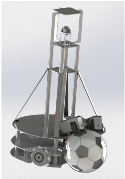 MinhoTeam's updated robotic platform, with the steel bars applied. (Fig.1 continued)