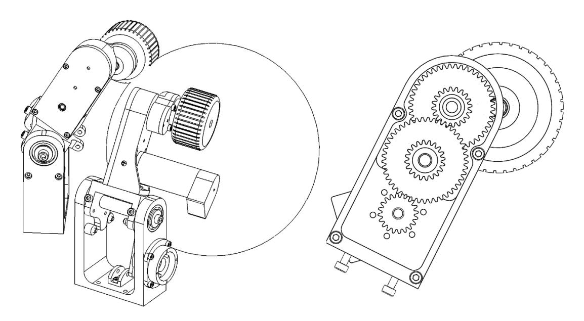 Fig. 5. New ball handler mechanism design
