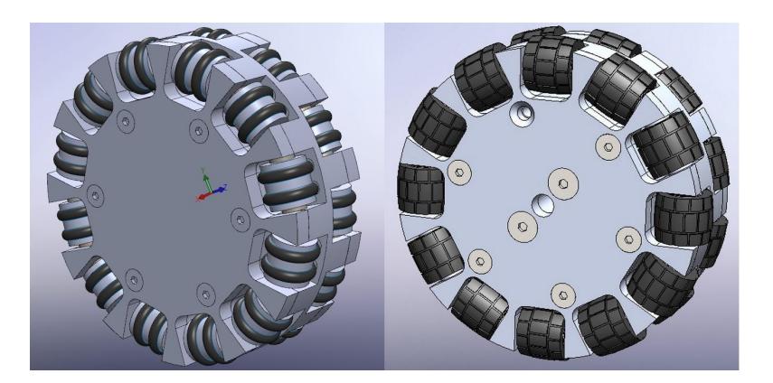 New robot wheels.
