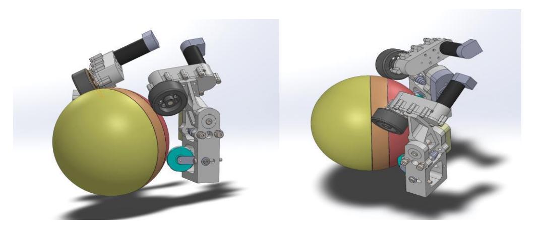 Fig.11 New ball handler mechanism design
