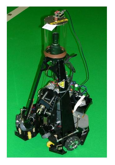 Fig2. Robot mechanical layout around sheet aluminum frame