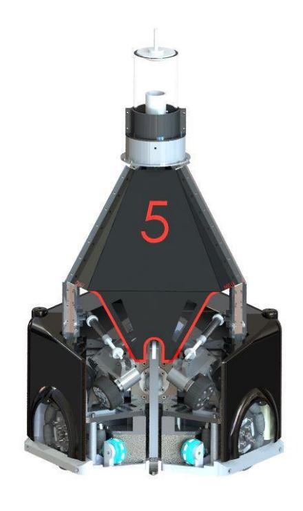 Fig 1. MRL 3wheel robot