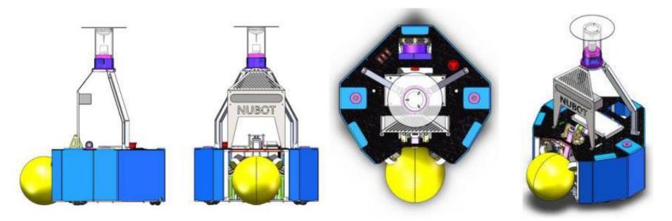 Fig. 1. The NuBot robots.