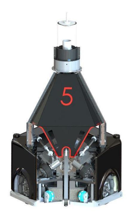 Fig 1. MRL 3-wheel robot