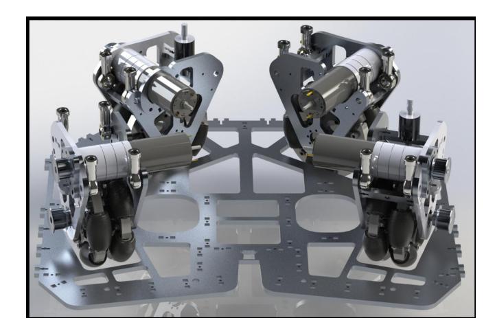 4 wheels RCT platform