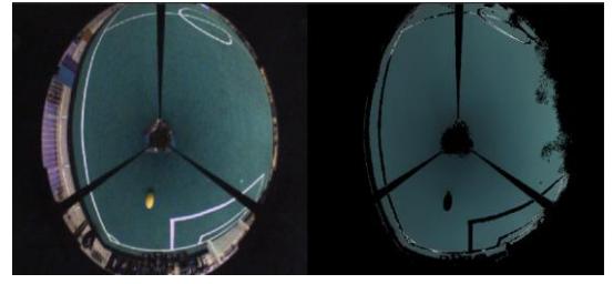 Fig. 9: Green field extraction results