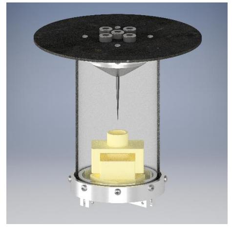Fig. 3. Mechanical build of the vision system.