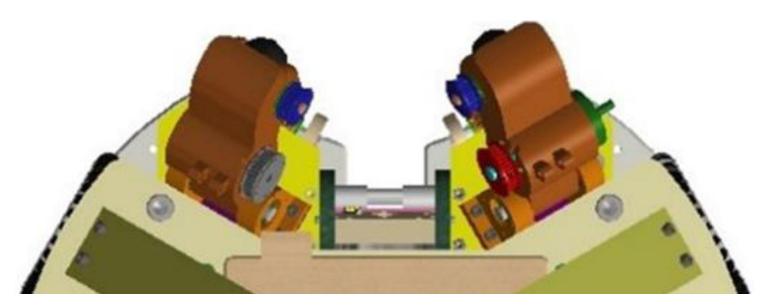 Top view of Ball Handling Mechanism