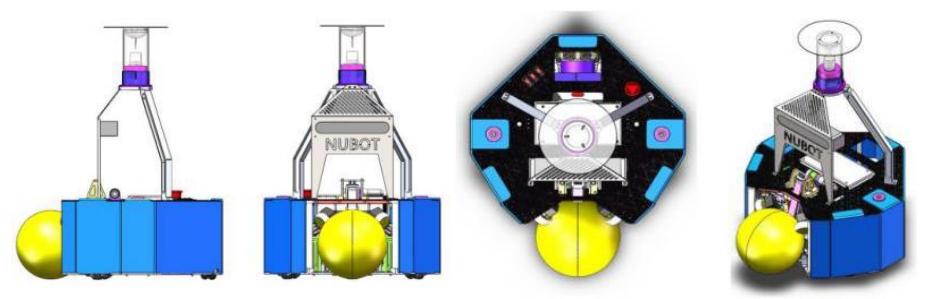 Fig. 1. The NuBot robots.