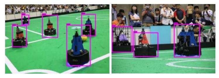 Fig. 6. Detection examples on the MSL competition.