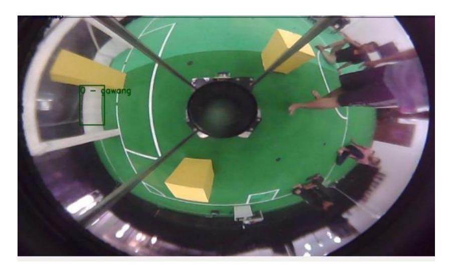 Figure 7. Goal Detection using Yolo.