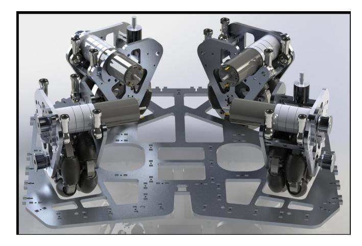 Fig. 5. 4 wheels RCT platform