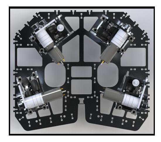 Fig. 5. 4 wheels RCT platform