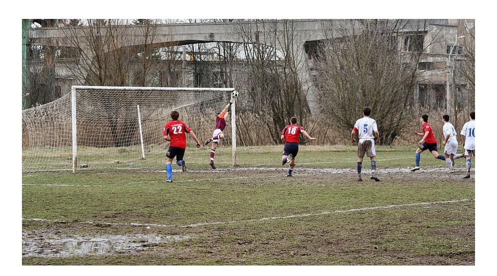 Fig. 7. Player view in a real soccer field