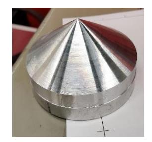 Omnidirectional camera cone design view 2 with mirror polish finish