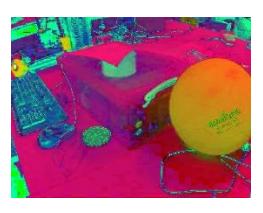 Processed camera image example