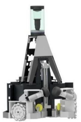 Fig. 3: Old Design IRIS Team Robot