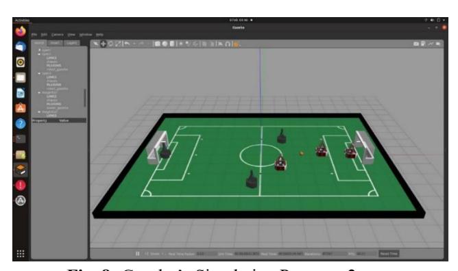 Fig. 8: Gazebo's Simulation Program 2