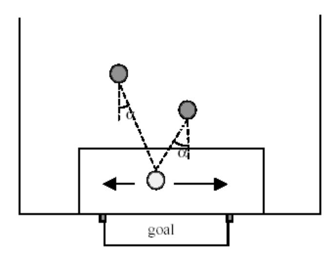 Figure 2: The goalkeeper task
