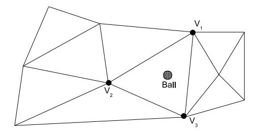 Fig. 2. Delaunay Triangulation