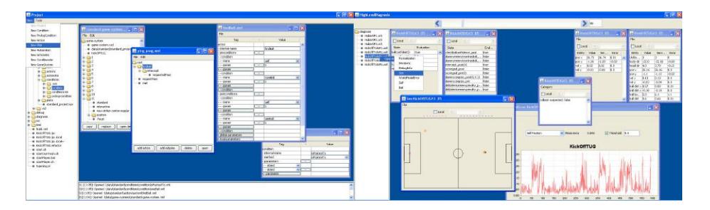 Fig. 2. Project and Diagnosis GUI