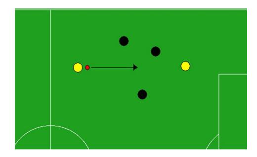 Fig. 3. Situation for training example extraction of NN