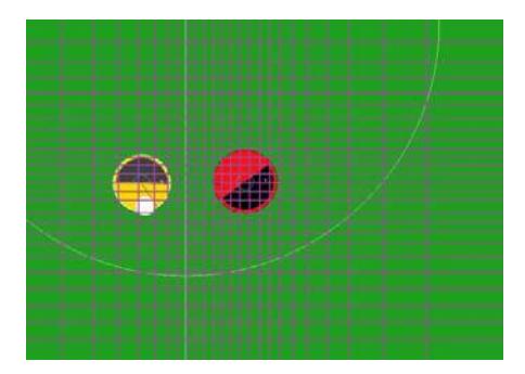 Fig 1. States' sizes due to dribble accuracy and speed trade‐off
