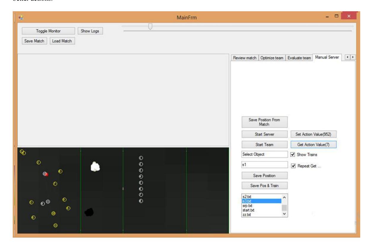 Figure 3 Player Training Section