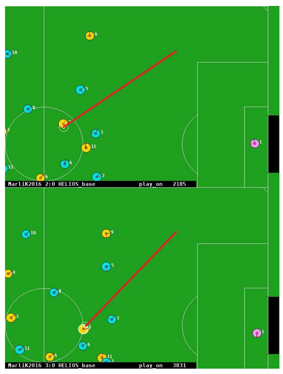 Passing system inspired from ant colony algorithms
