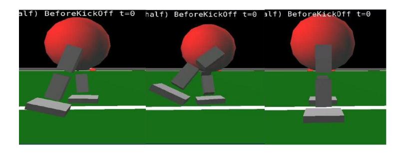 Fig. 3. Agent walking