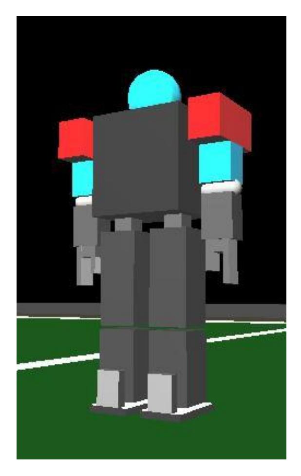 Fig. 1. Robot of 3D soccer simulation