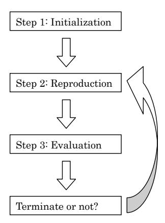 Fig. 1. Overview of interactive evolutionary algorithm.