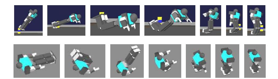 Fig. 5. The robot is getting up.